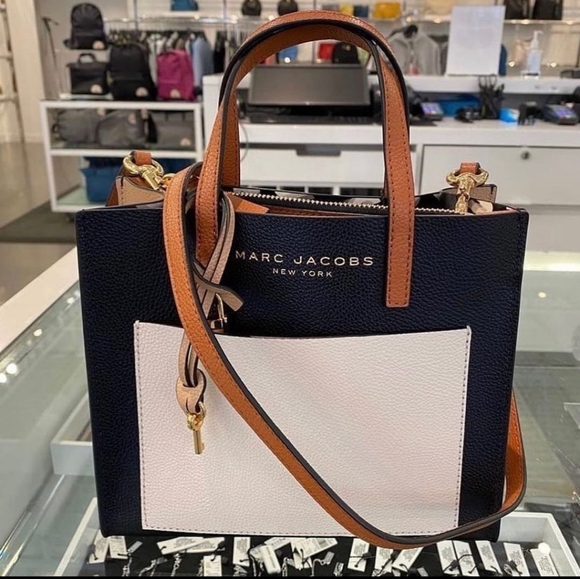 Marc Jacobs Handbags - Marc Jacobs Grind Mini Tote Crossbody Colorblock